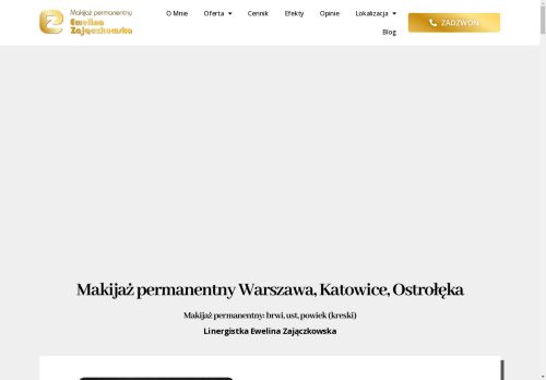 opinie Makijaż Permanentny Warszawa |  Ewelina Zajączkowska